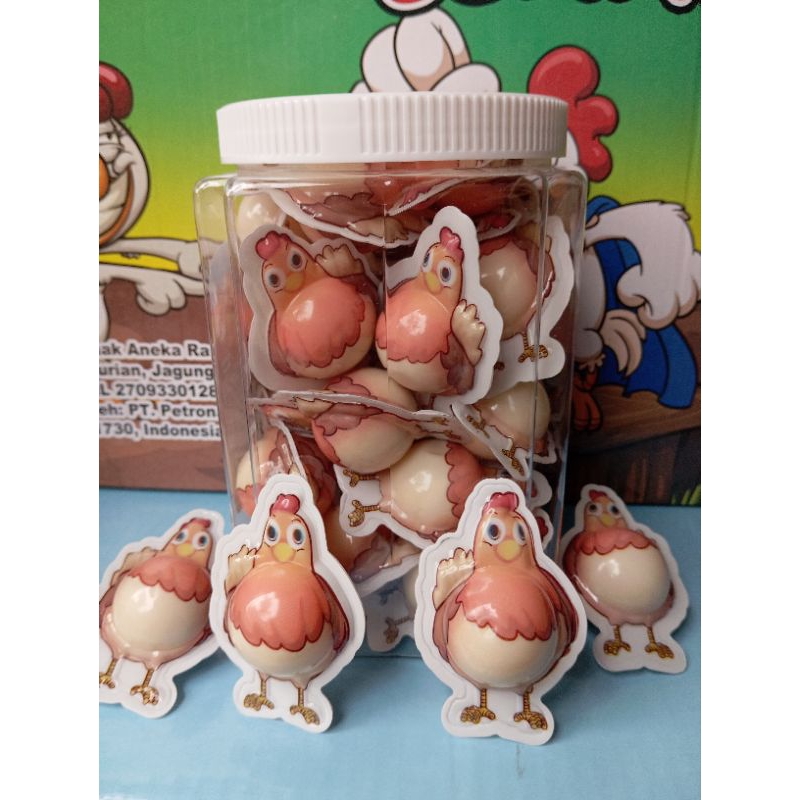 

Permen Lunak bentuk Ayam isi 30 pcs