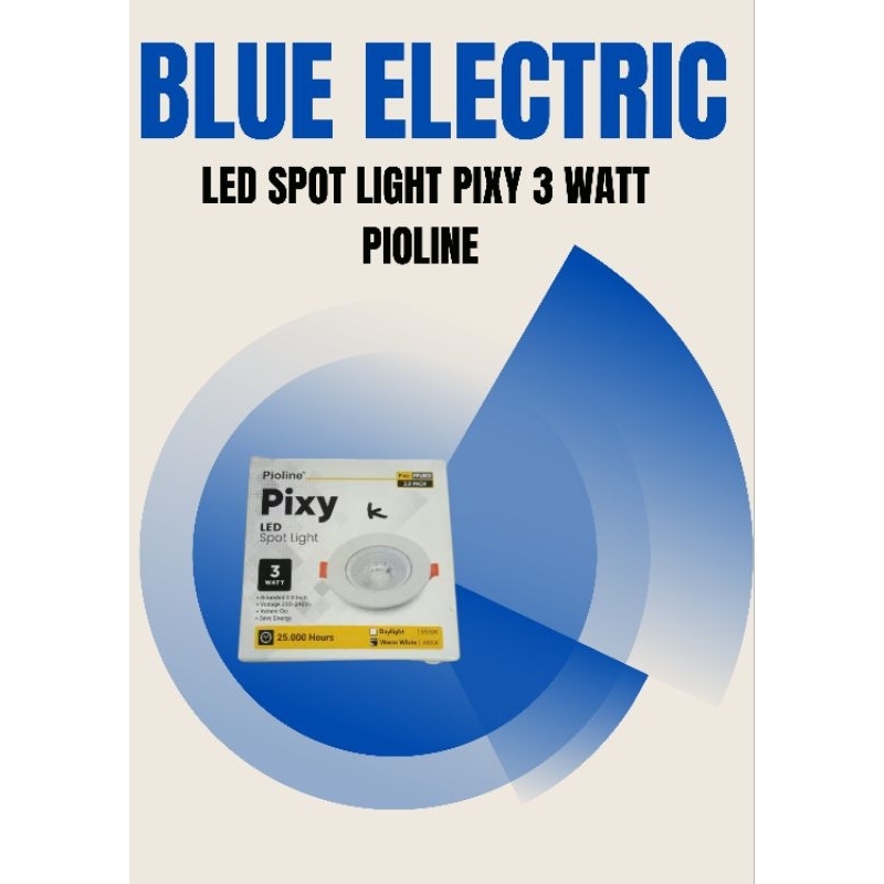 Spot Light Pixy 3 Watt Pioline Daylight  / Warm White