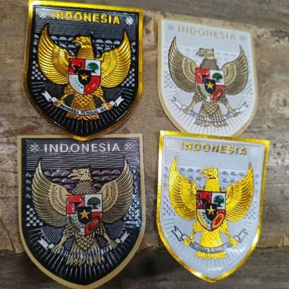 PATCH Logo Timnas Garuda 3D Timbul Karet Rubber Plat Silikon Terbaru Indonesia 2025 TPU Press