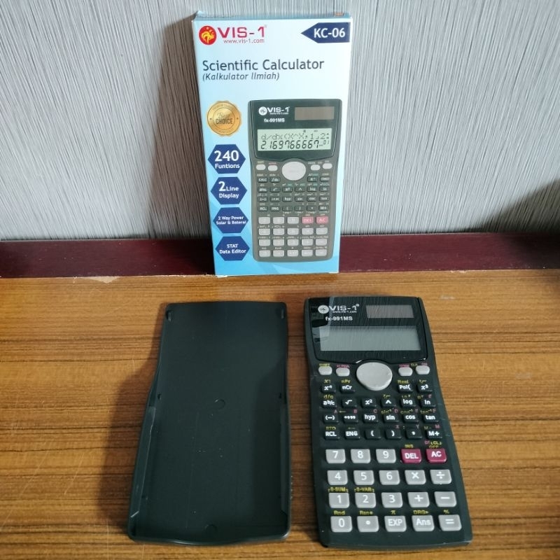 

Kalkulator Scientific Vis-1 KC06 / Kalkulator Ilmiah