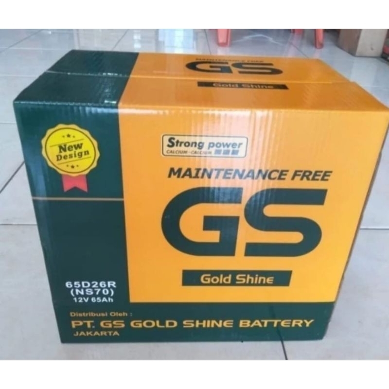 GS Gold Shine NS70  MF 65D26R 65Ah