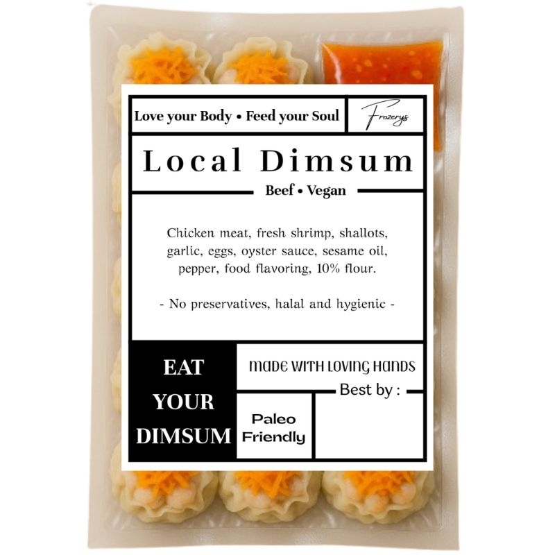 

Dimsum siomay / siew-may ayam udang premium isi 7/15 free saus bangkok | frozen food ±250gr