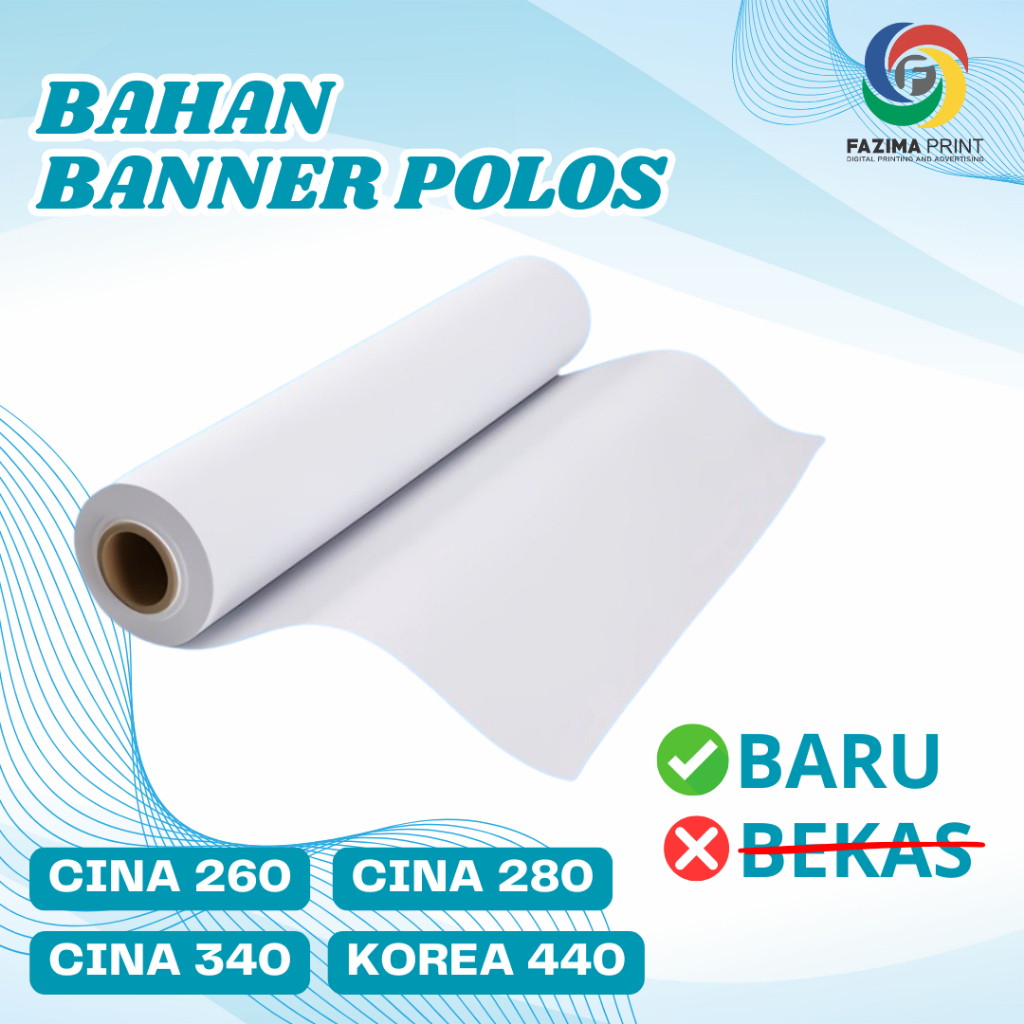 Bahan Spanduk Polos Baru | Banner Polos Flexy BANNER KOSONG | FLEXI POLOS | BAHAN BANNER
