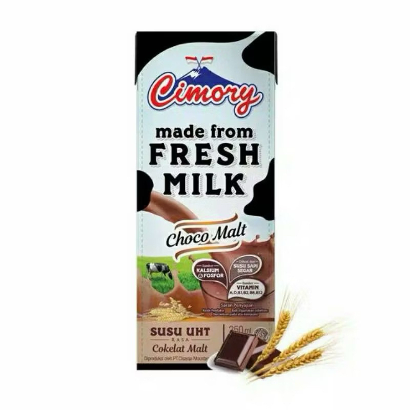 

PROMO !! SUSU Cimory UHT 250 ML Fresh Milk 1 PCS Choco malt