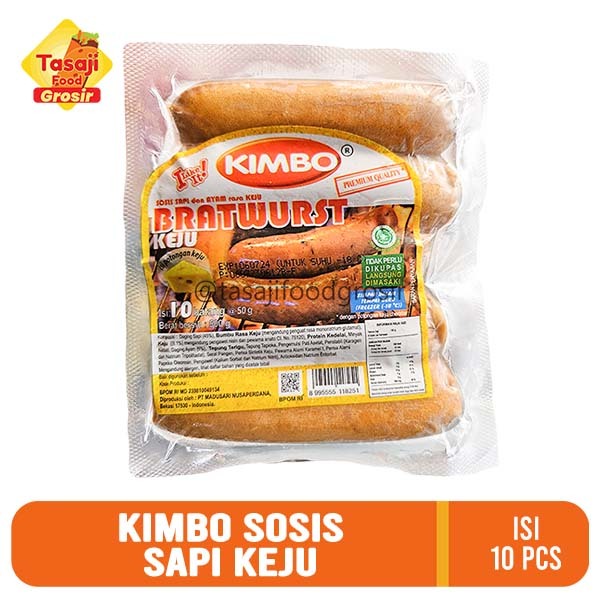 

Kimbo Sosis Sapi Keju 10 Pcs Grosir