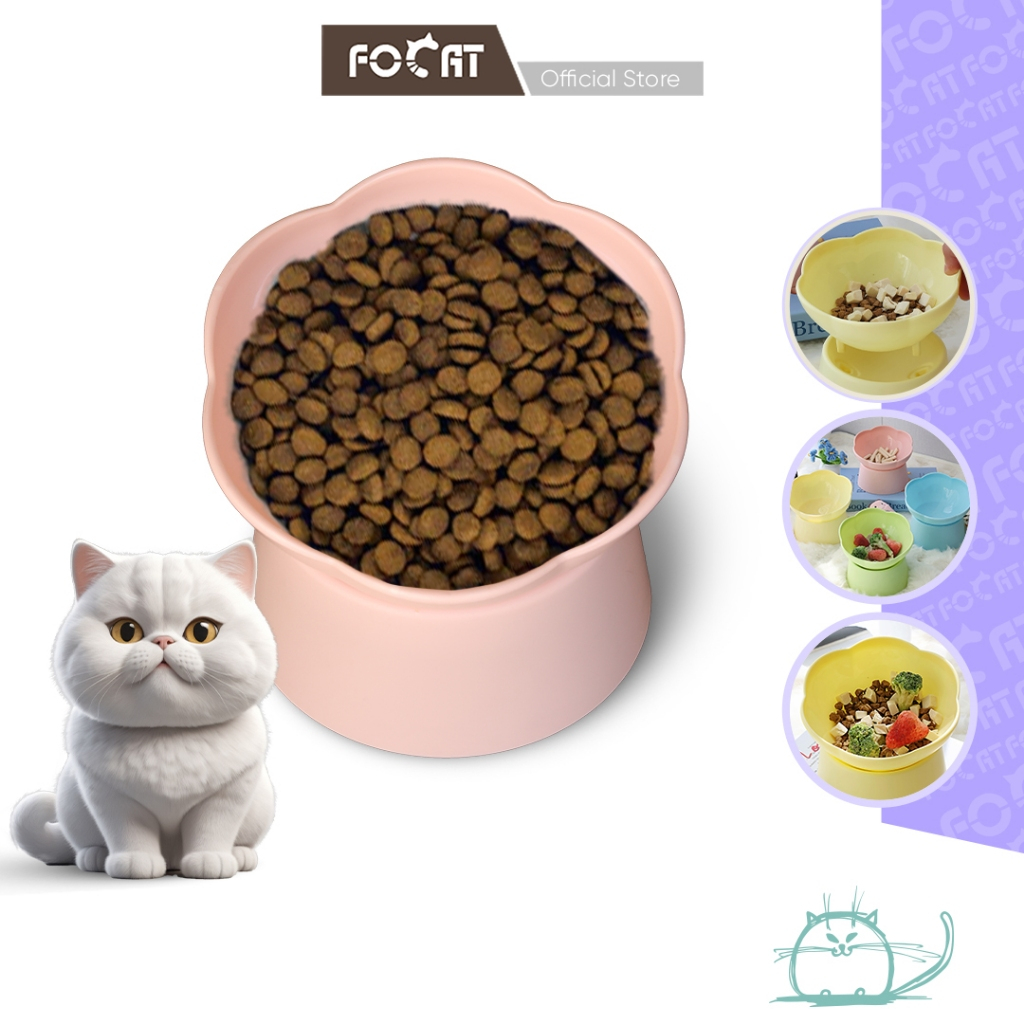 FOCAT Mangkuk Makan Minum Kucing M24 Tempat Makan Hewan Peliharaan Pet Bowl Pet Feeder