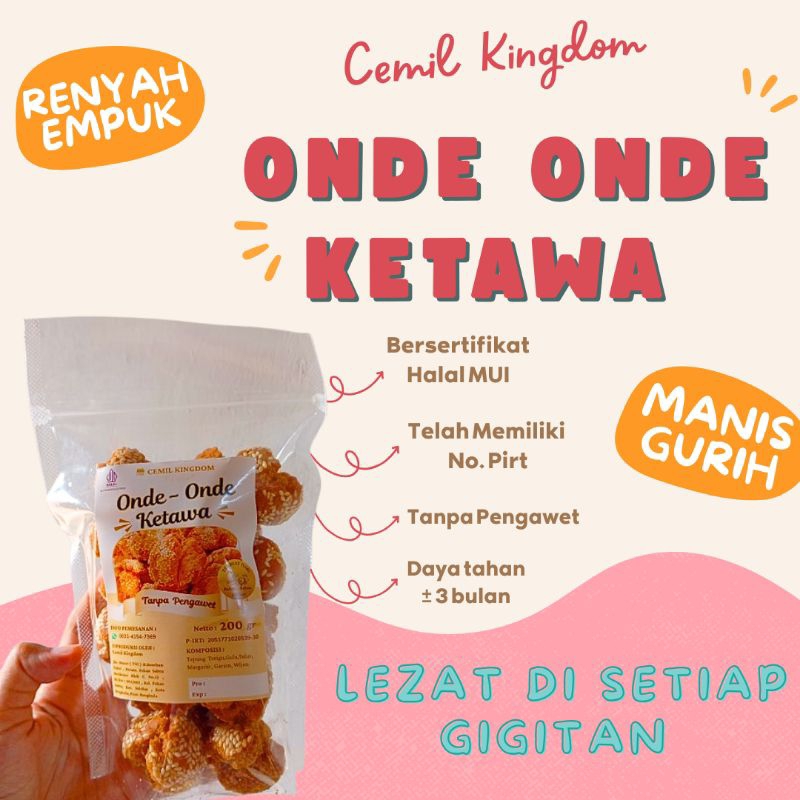 

ONDE ONDE KETAWA / KUE KETAWA RENYAH EMPUK SUPER ENAK