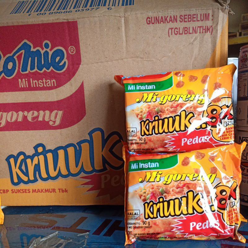 

INDOMIE GORENG KRIUK.(harga 3bks)