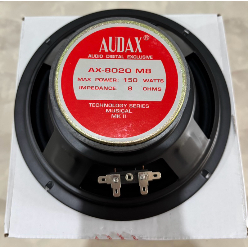 AUDAX Speaker 8 Inch Daya 150 Watt FULLRANGE AX-8020 ASLI