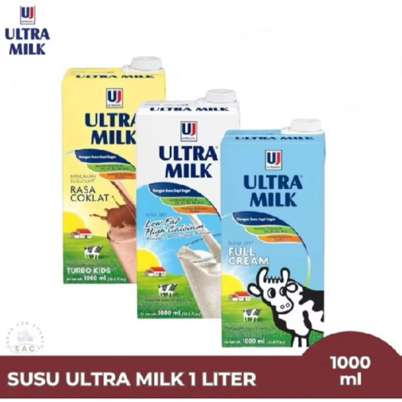 

Susu Ultra Milk UHT 1 Liter