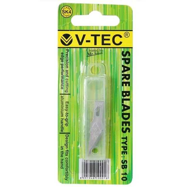

V-TEC SPARE BLADES TYPE SB 10 ISI 5PCS GMP / Mata Pisau V
