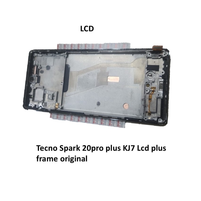 Lcd Tecno Spark 20pro plus KJ7 Lcd plus frame original
