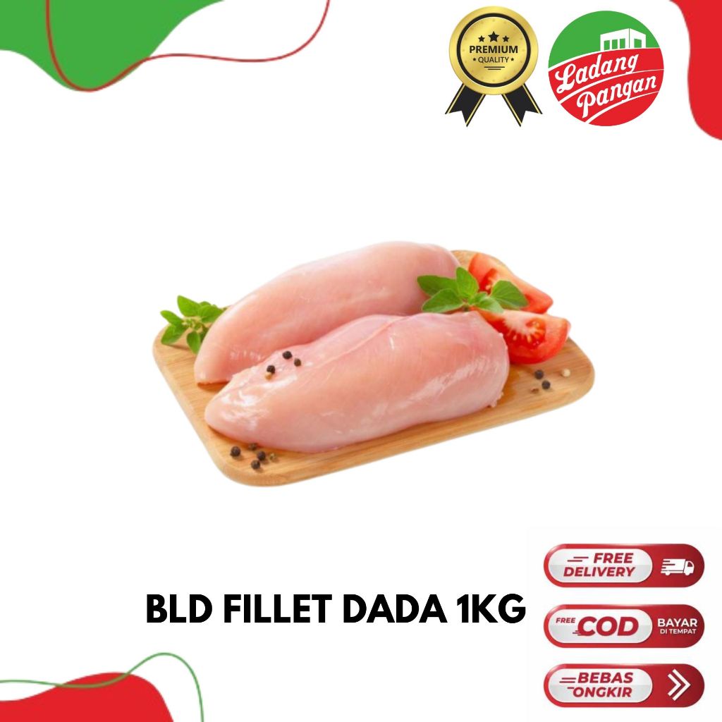 

Dada Ayam Fillet Tanpa Tulang 2000 Gram /Dada Ayam Fillet