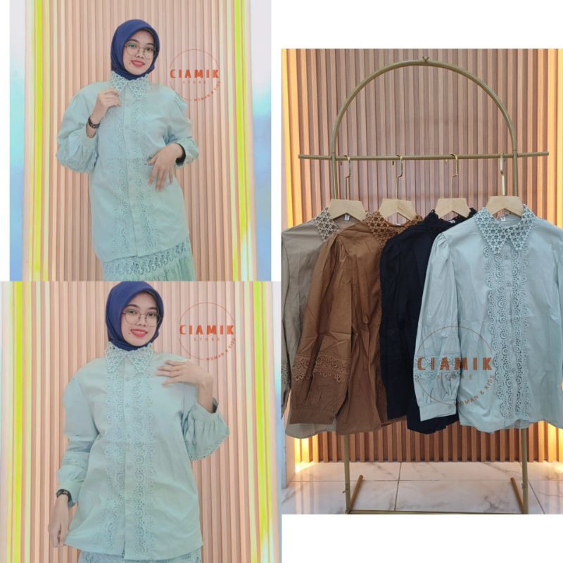 atasan renda burkat import