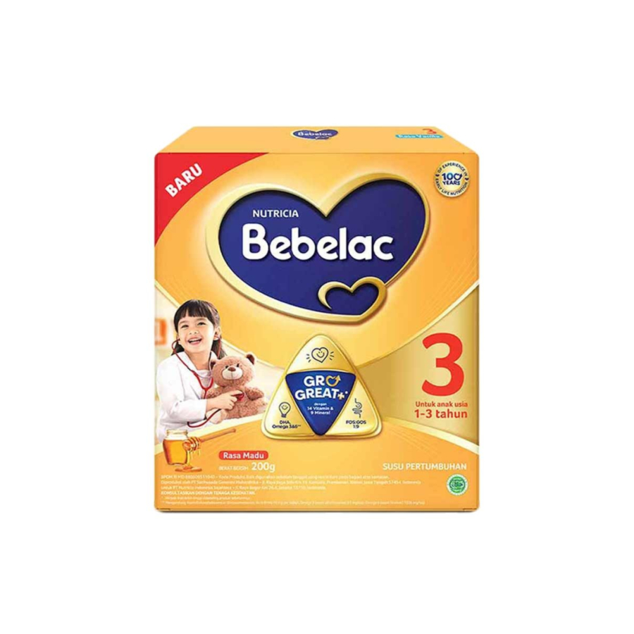 

BEBELAC 3 MADU SUSU PERTUMBUHAN UNTUK USI 1 - 3 TAHUN 200GR / 200 GR