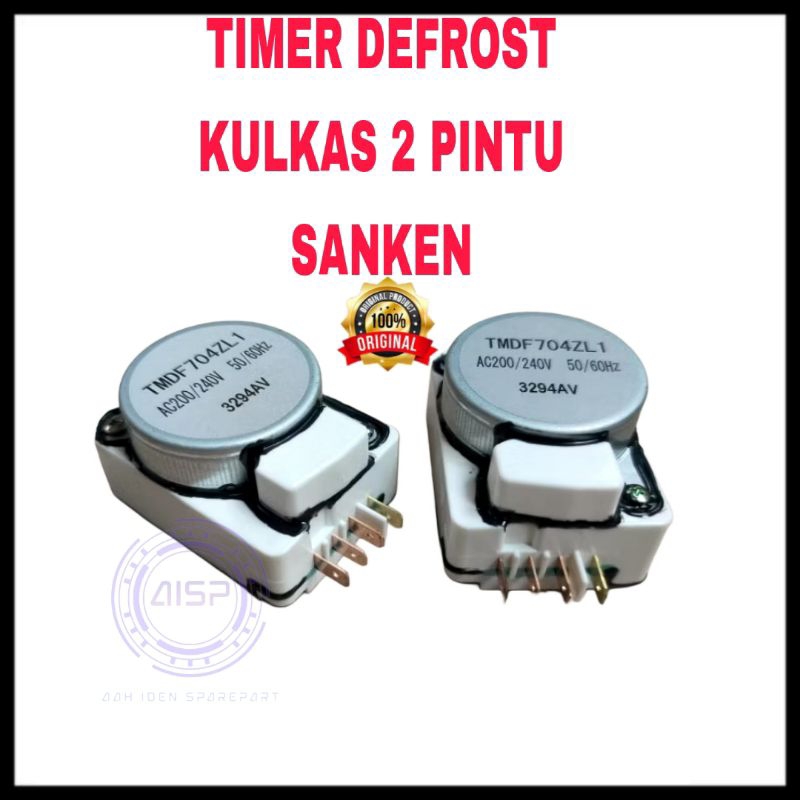 TIMER DEFROST KULKAS 2 PINTU SANKEN ORIGINAL