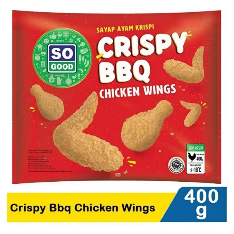 

So Good Crispy Bbq Chicken Wing 400G