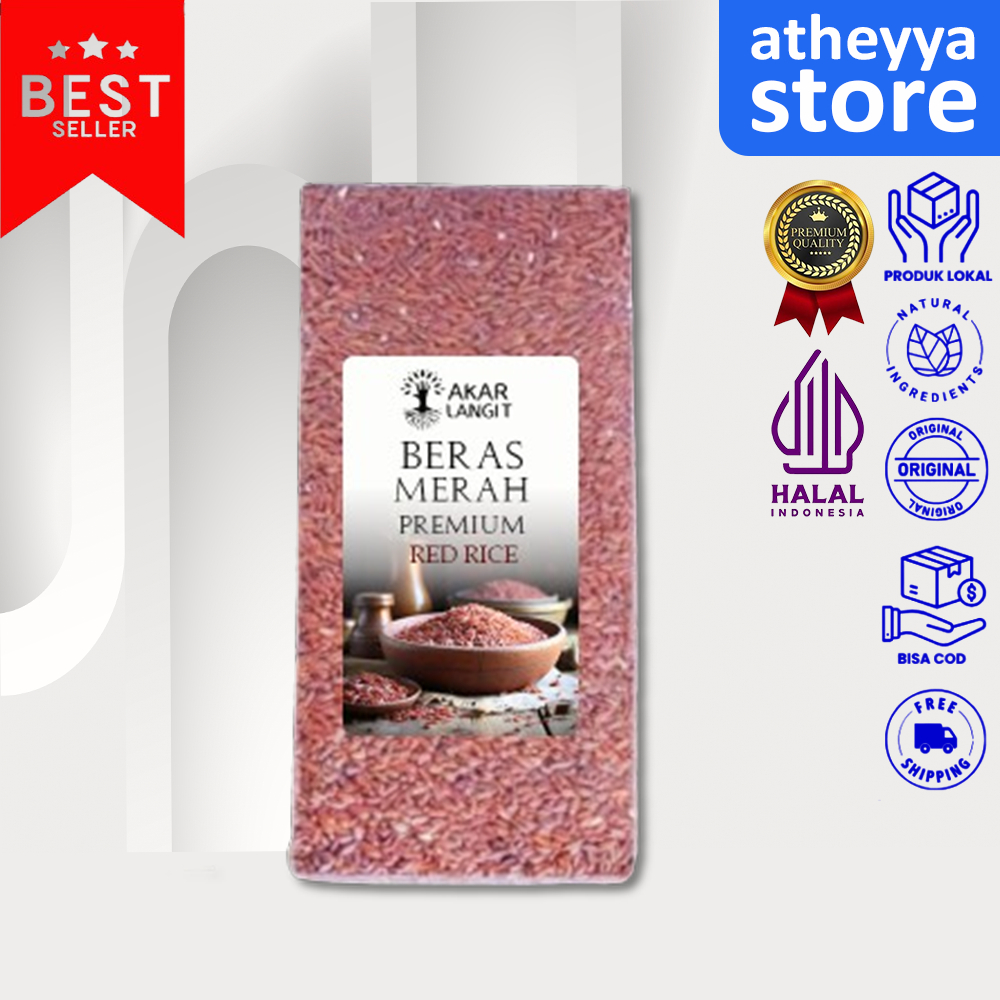 

Beras Organik 500gr / Beras Merah Original Premium Quality