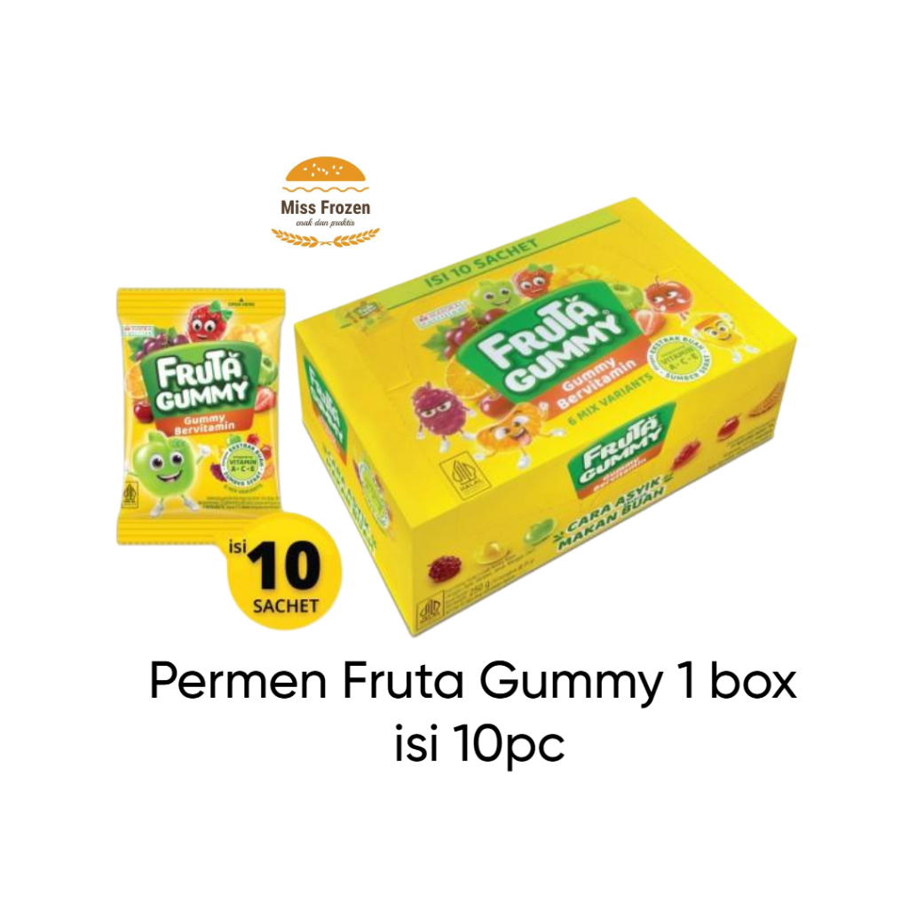 

Paket Hemat Fruta Gummy box – Permen Kenyal Rasa Buah Segar