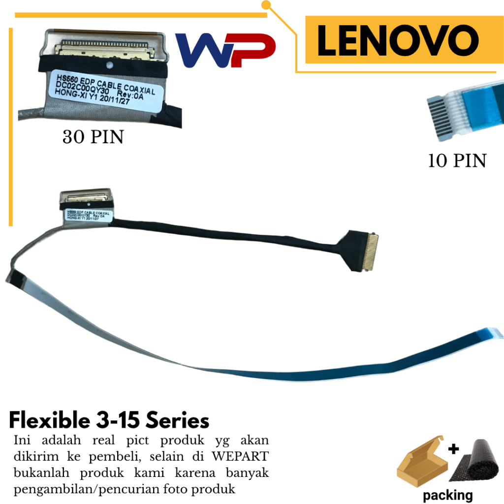 Cable Flexible LCD LED For Laptop 3-15itl6 HS560 DC02C00QY30 DC02C00QY10 DC02C00QY00