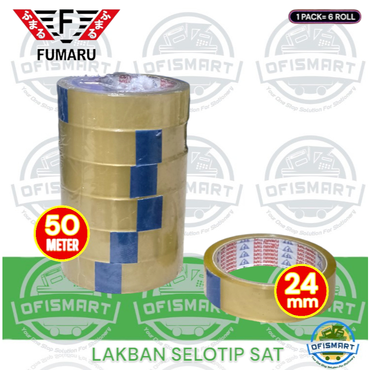

Fumaru Isolatip SAT 24mm x 50 M Blue Label | @1 Slof =6 Rol