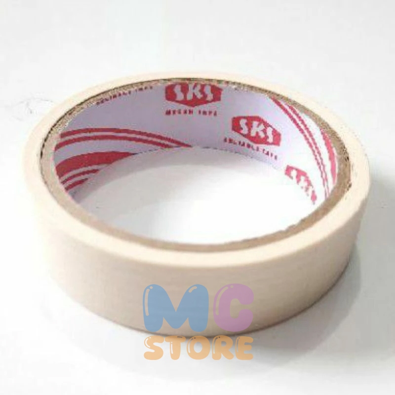 

Lakban Kertas SKS 1” 24 mm Masking Tape Lem Kertas SKS