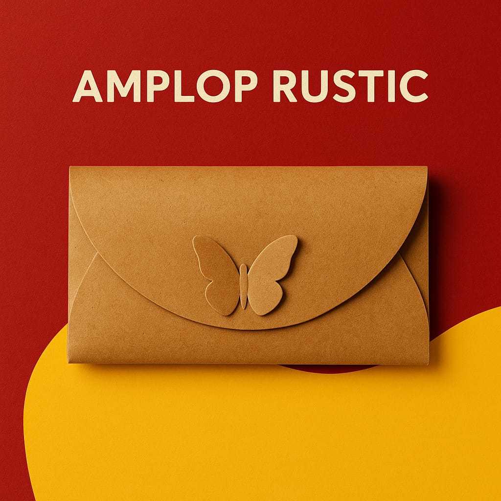 

Amplop kecil surat uang aesthetic unik ukuran 14x8.5 kraft coklat