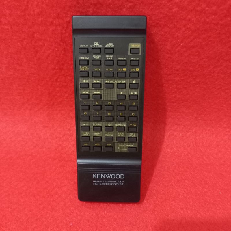 Remote Tape Compo KENWOOD Original Asli . RC - LVDK9100 ( M ) .