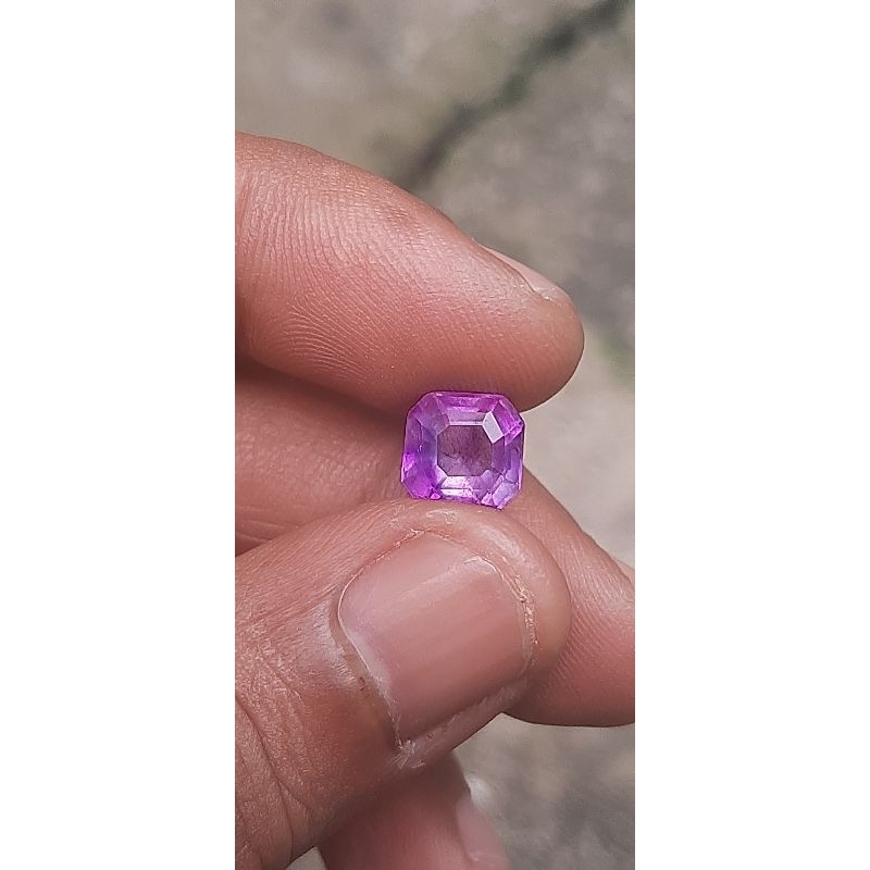 Natural kecubung ungu kalimantan