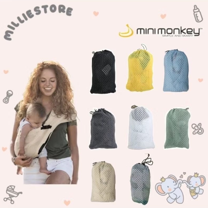 MINI MONKEY Mini Sling | Gendongan Bayi Anak MiniMonkey MiniSling Kecil Ringan Aman