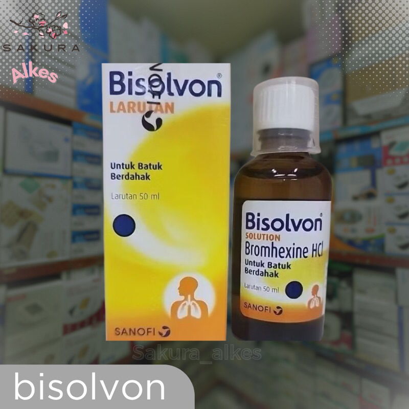BISOLVON SOLUTION 50 ML - Bisolvon Larutan Nebulizer Pengencer Dahak