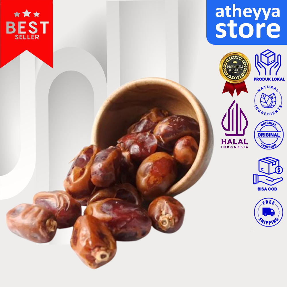 

Kurma Khalas 250gr | Kholas Kurma Arab Original Oleh Oleh Haji Umroh
