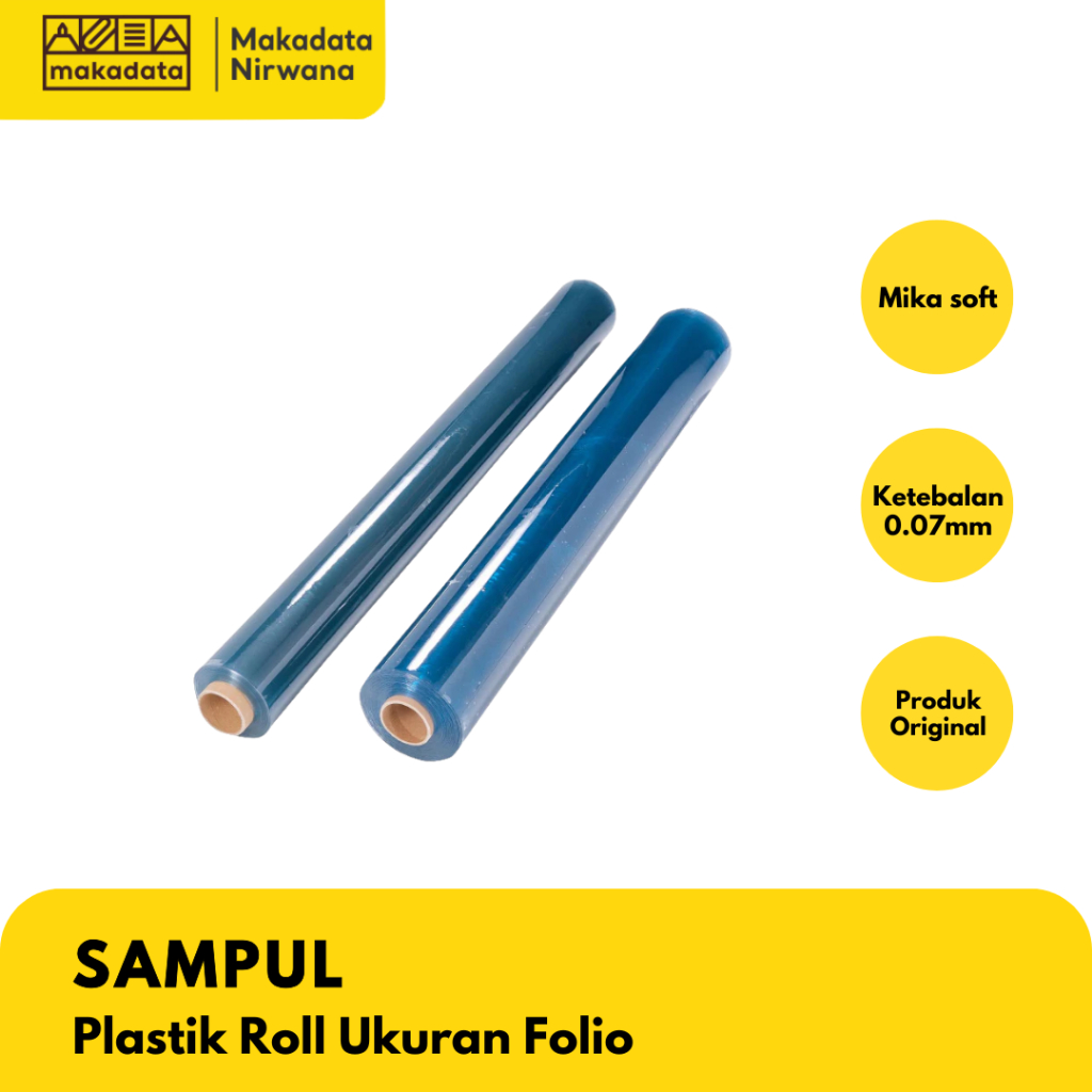 

SAMPUL BUKU MIKA UKURAN FOLIO (1 ROLL) MURAH