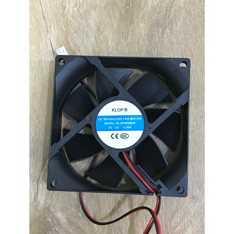 FAN DC KIPAS PENDINGIN 8CM 12V KLOP/VISERO/STS/HANAYA/BE