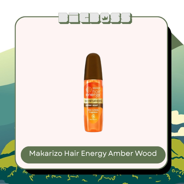 Makarizo Hair Energy Scentsations Amber Wood 100 ml || Parfum Rambut