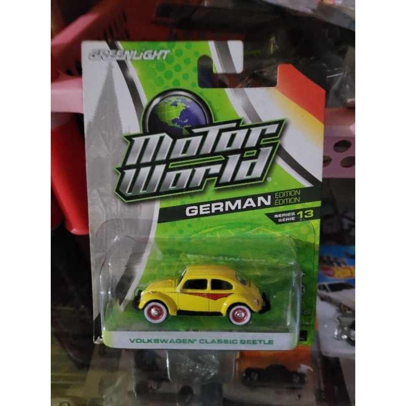 greenlight motorworld volkswagen classic beetle kuning series 13