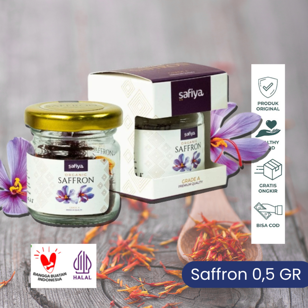 

Saffron Safiya Original 0,5 Gram Super Nigen | Bunga Saffron Grade A Premium