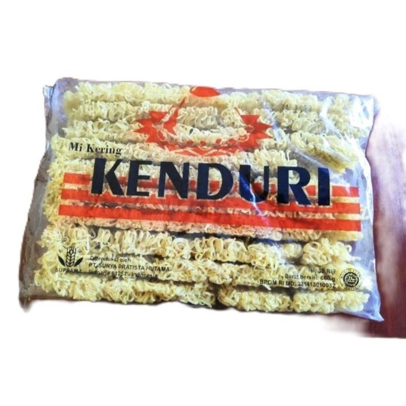 

Mie Kenduri Kering isi 30 biji 660 Gr(MAKSIMAL order 2 pcs 1 kali checkout)