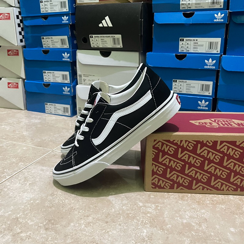 Vans sk8 low classic black white (Resmi PT NAVYA)