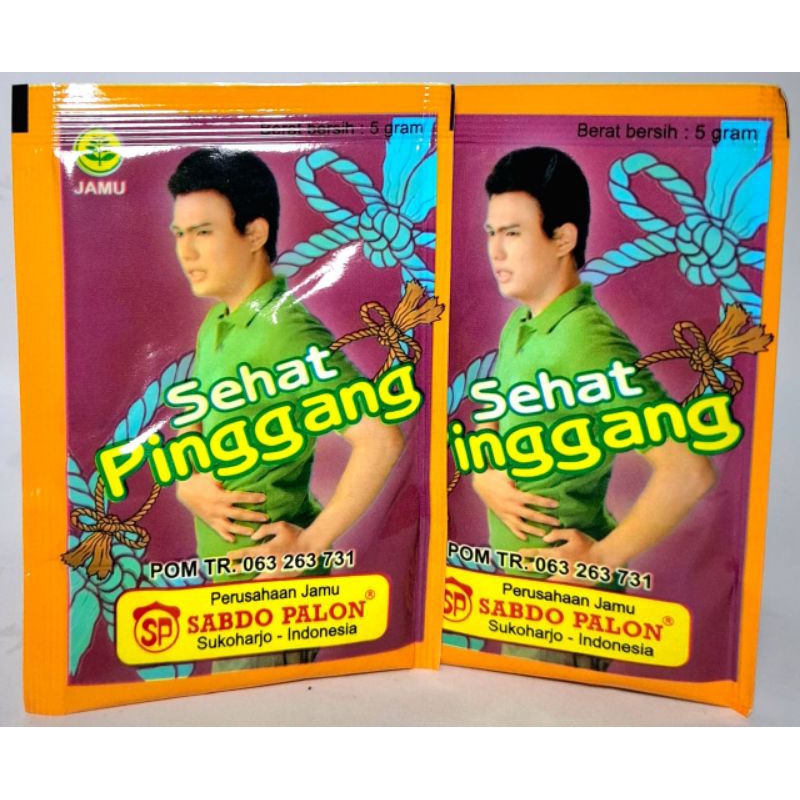 

JAMU SEHAT PINGGANG CAP SABDO PALON KEMASAN PACK ISI 10 SACHET