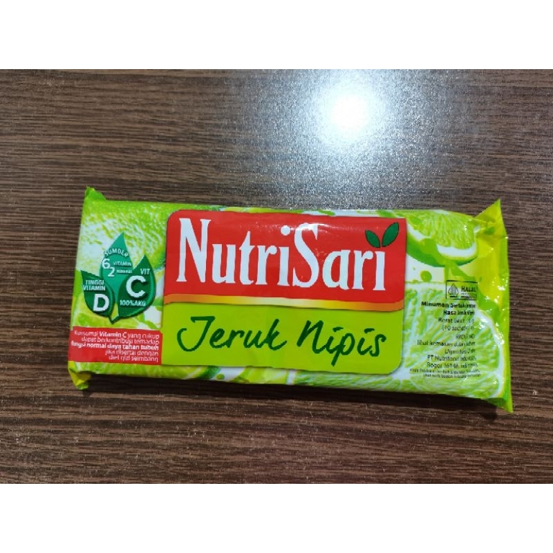 

Nutri Sari Jeruk Nipis isi 10 sachet @11 g