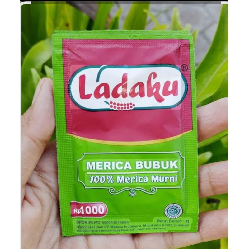 

Desaku LADAKU merica lada bubuk 2.5 gr white pepper powder PER RENTENG isi 12 sachet