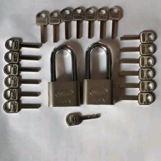 gembok kembar bestguard isi2gembok ukuran 50mm