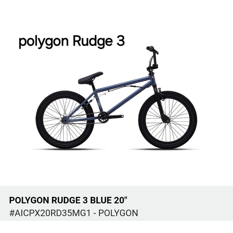 BMX POLYGON RUDGE 3 Sistem Rotor
