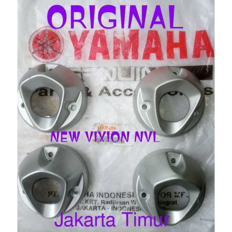 Cover / mufler Moncong kenalpot Tutup knalpot New Vixion NVA / NVL ORIGINAL