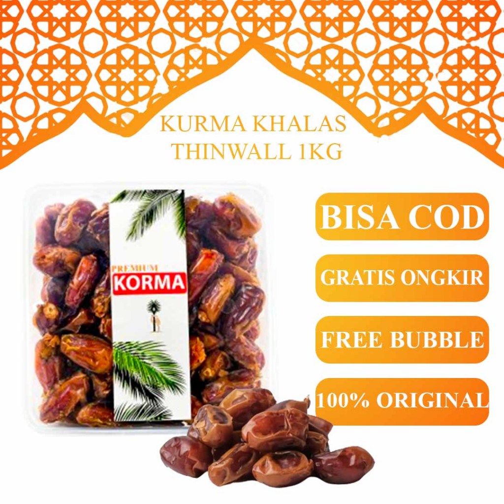 

Kurma Khalas 1kg Thinwall