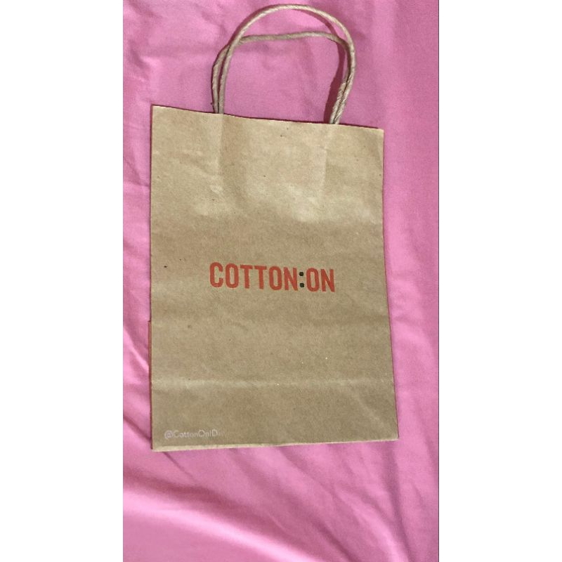 

paperbag cotton on