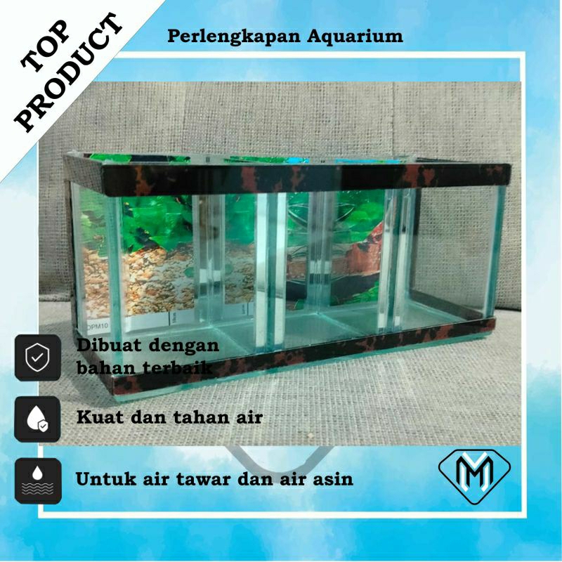 AQUARIUM IKAN HIAS / AQUARIUM KACA UNTUK IKAN KECIL / AQUARIUM MINI SET