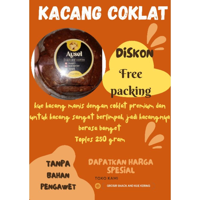 

kacang coklat kue lebaran hommade