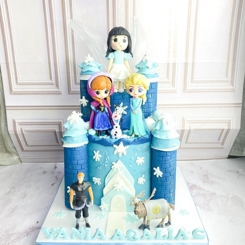 

Kue Ulang tahun/Birthday Cake/Kue Ultah tema Castle/Castle Frozen/Kue Birthday jakarta